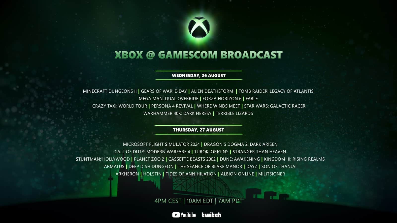 Xbox se va con todo a gamescom 2026 con Gears, Fable, Halo y más