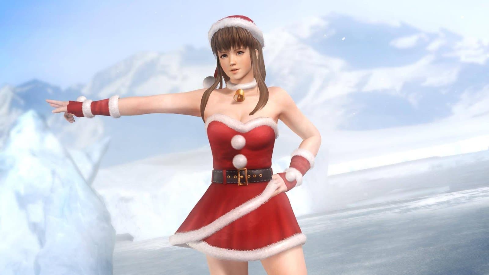 Llegaron los trajes de santa a Dead or Alive 5