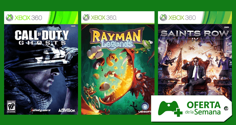 La oferta de la semana inlcuye descuentos en Call of Duty: Ghosts, Raymand Legends y Saints Row 4
