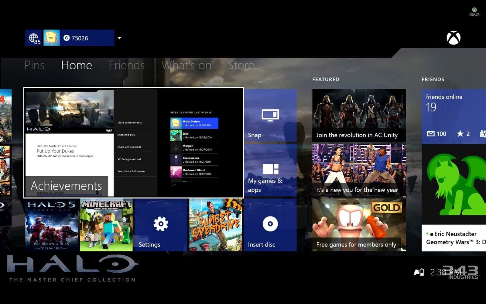 A detalle la actualización de Xbox One para Febrero