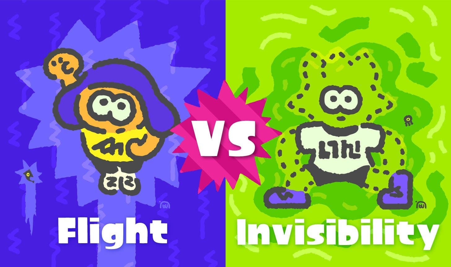 ¿Volar o invisibilidad? Estos son los temas del segundo Splatfest en Splatoon 2