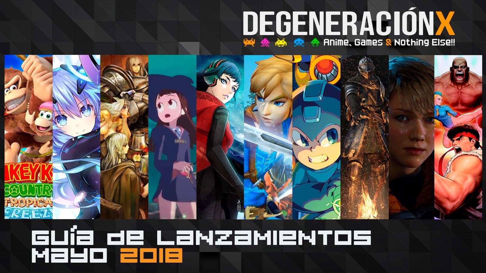 Super guía de lanzamientos para el mes de Mayo 2018