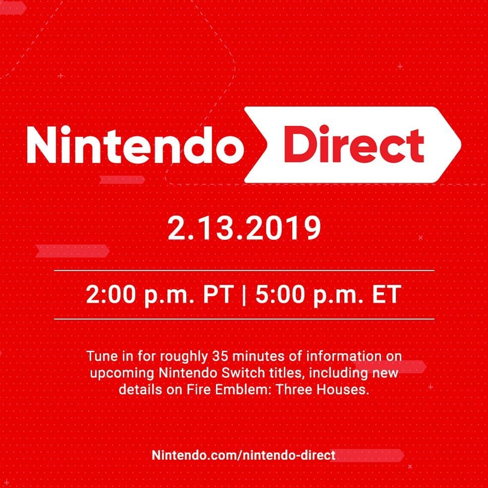 Mira el Nintendo Direct de Febrero aquí