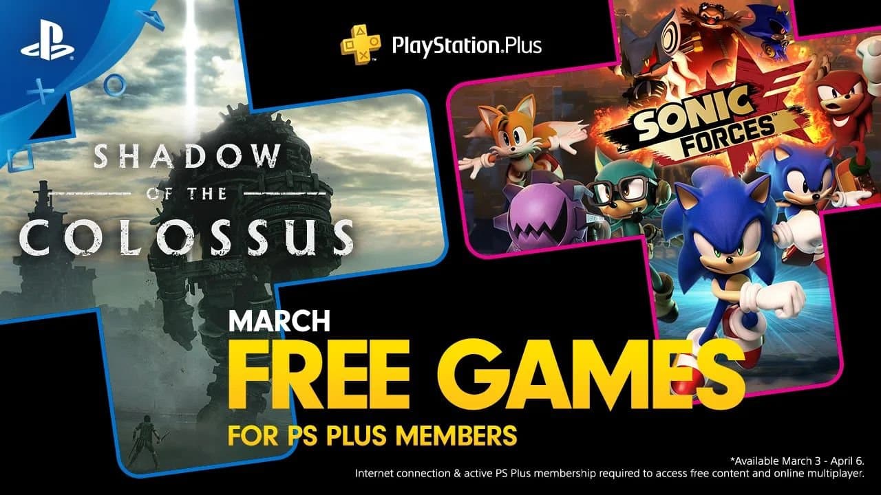 Sony anuncia los juegos gratis de marzo de PlayStation Plus
