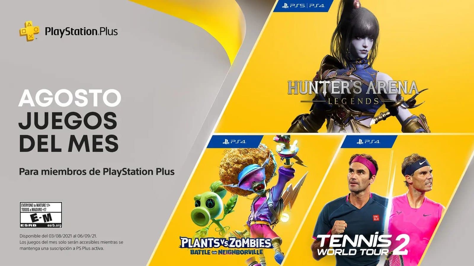 Sony anuncia los juegos PlayStation Plus para agosto 2021