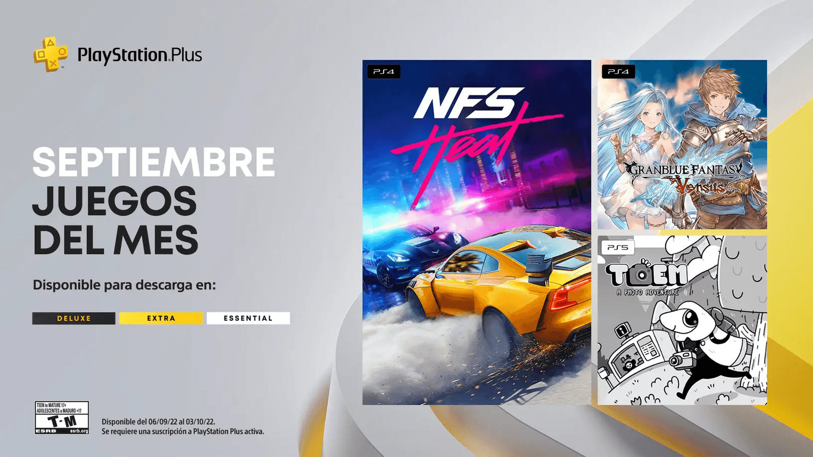 Sony revela los juegos mensuales y el catálogo de juegos de PlayStation Plus para septiembre