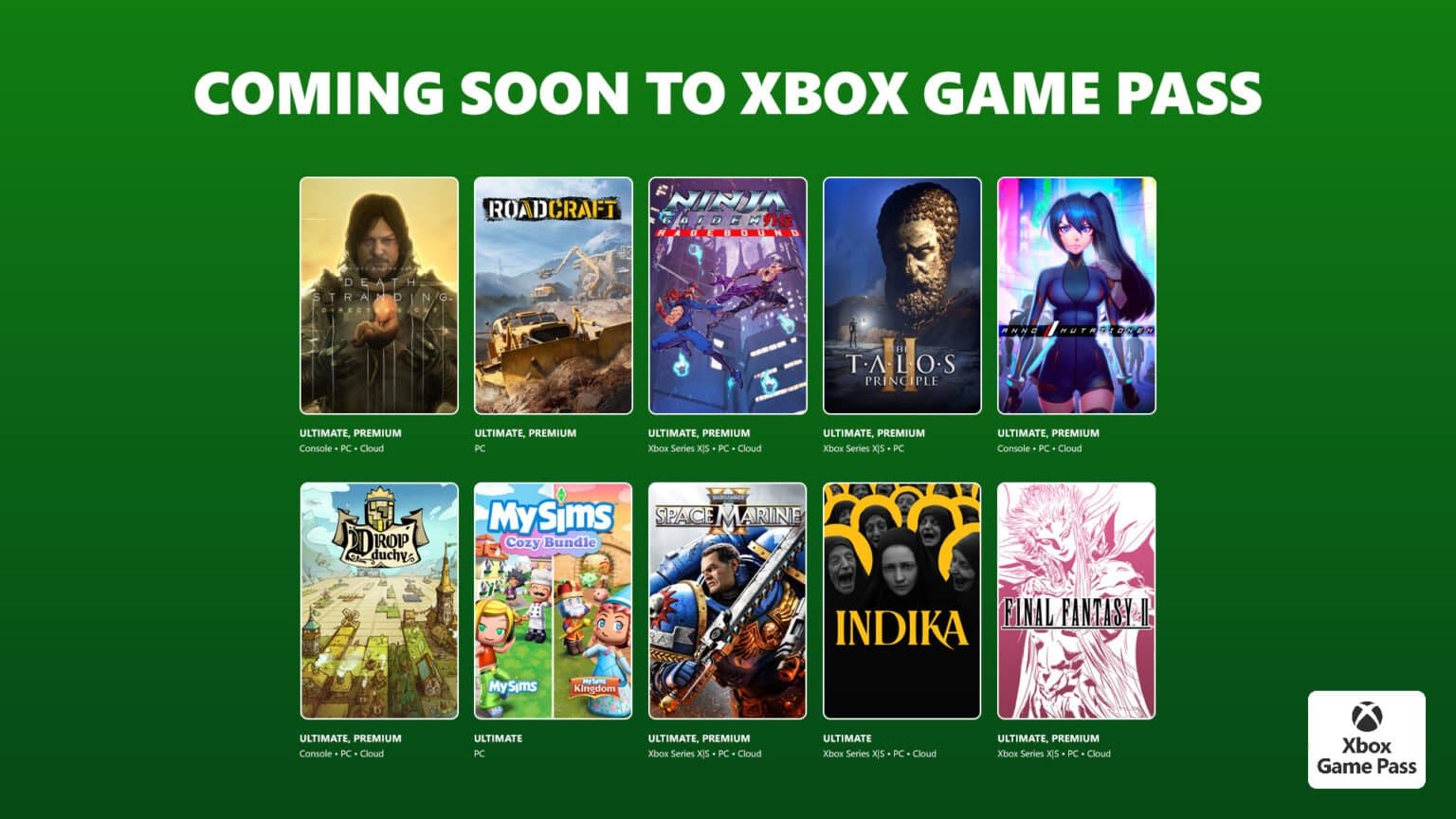 Anunciada la segunda tanda de juegos de enero para Xbox Game Pass