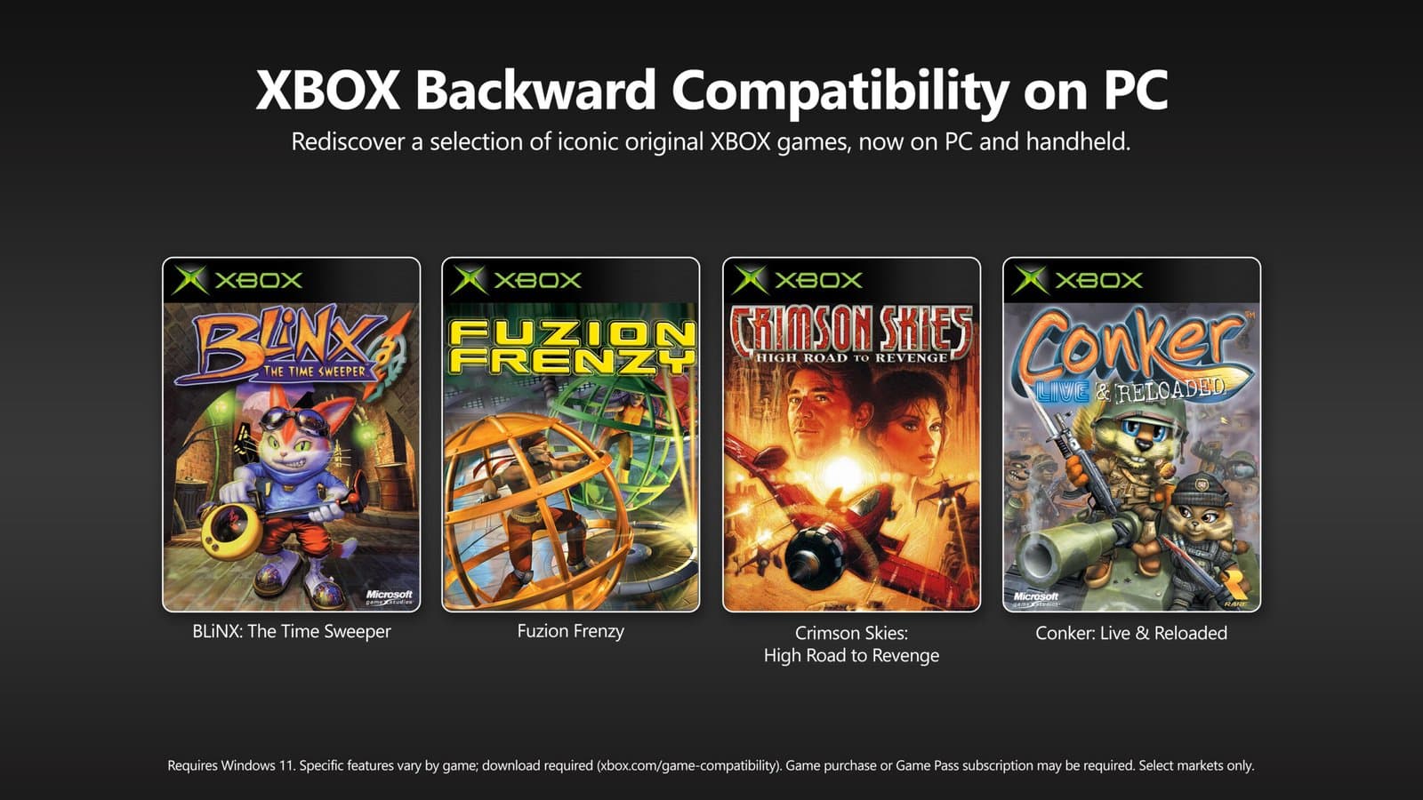 Los juegos retrocompatibles de Xbox comienzan a llegar oficialmente a PC