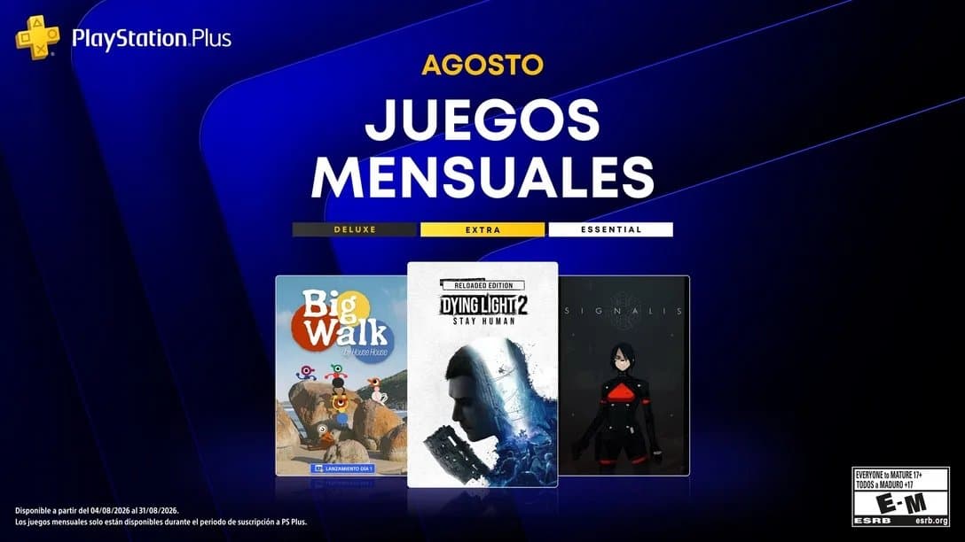 Dying Light 2 encabeza los juegos de PlayStation Plus de agosto