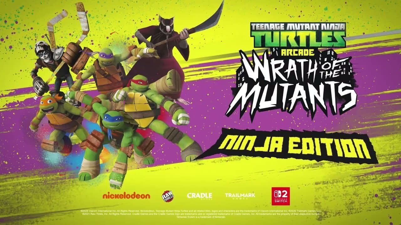 Las Tortugas Ninja llevan Wrath of the Mutants a Switch 2