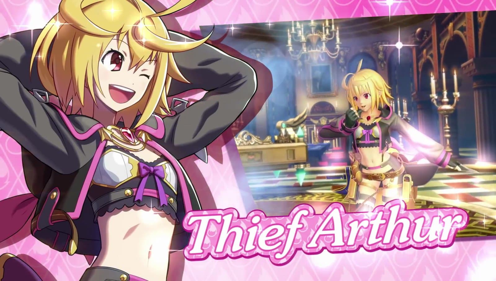 SNK Heroines: Tag Team Frenzy anuncia a Thief Arthur de Million Arthur como primer personaje DLC