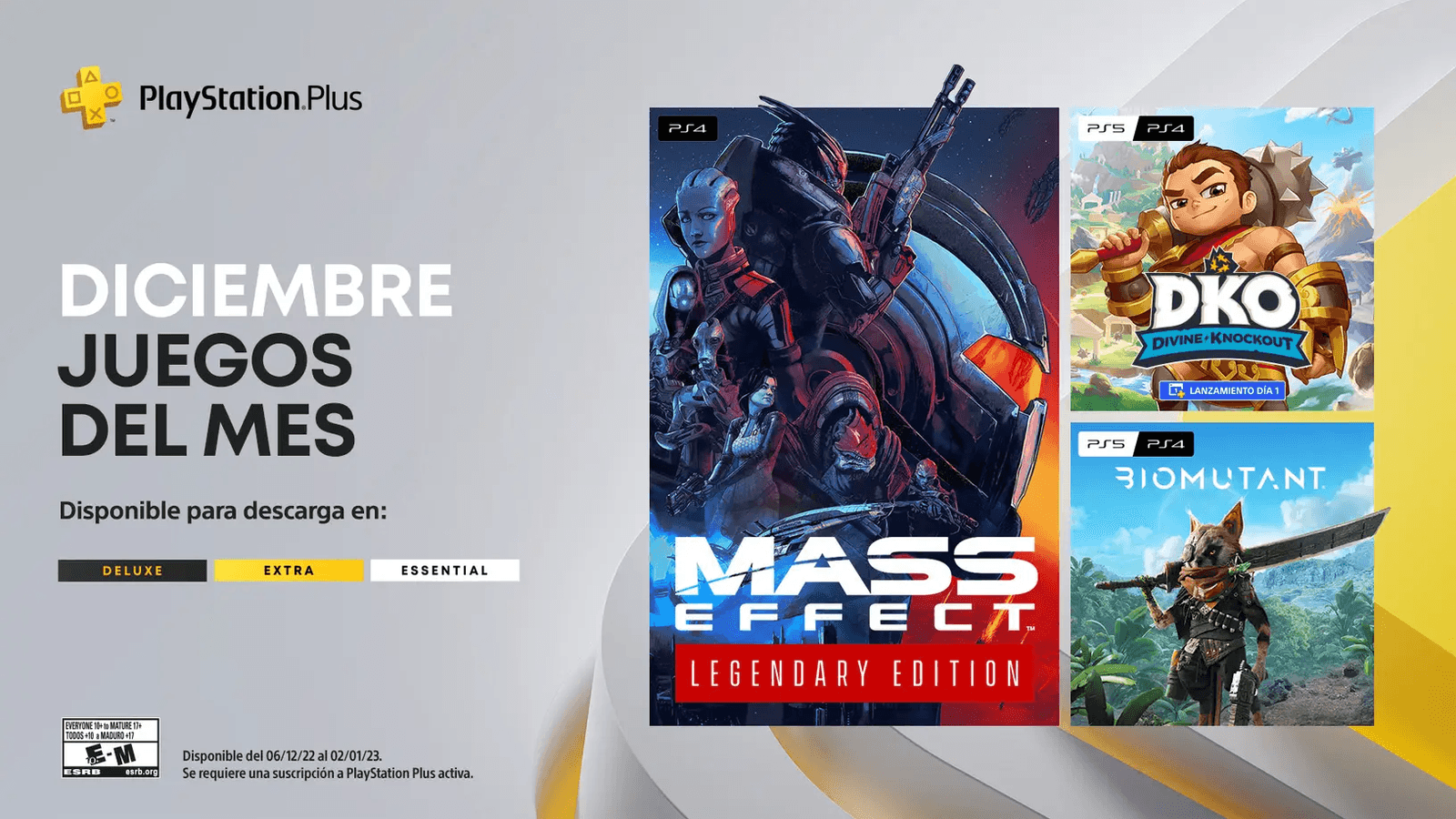 Anunciado los juegos mensuales de PlayStation Plus de diciembre